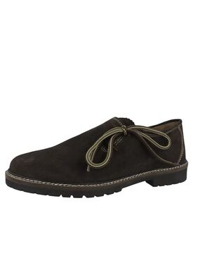 Kruger Baum Haferl Marco brown suede side lace shoes men’s 44 or 10